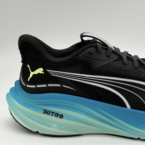 Puma Magnify Nitro 3 Black Blue 311046 06 Mens Size 10 NEW Running Shoes main image 4